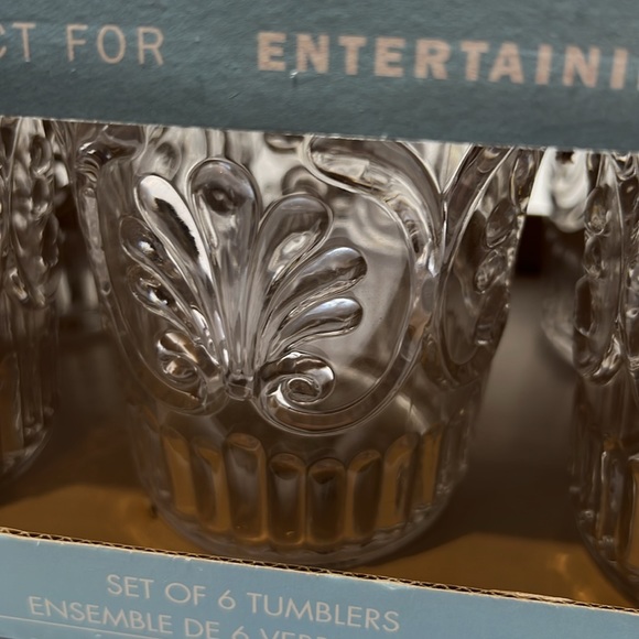 Polystyrene Tumblers Set of 6 New Sealed in Original Box - Picture 6 of 6